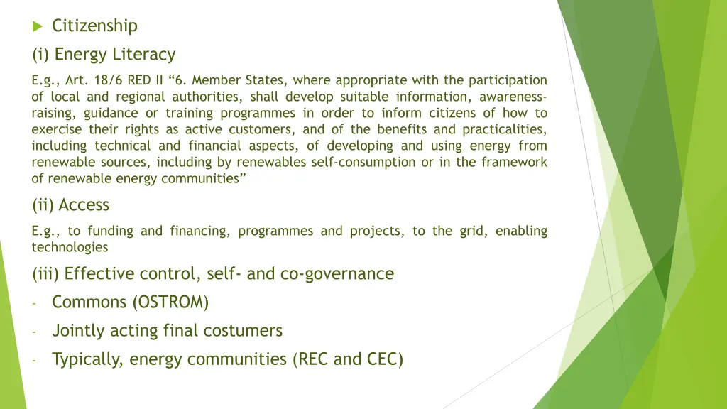 citizenship i energy literacy