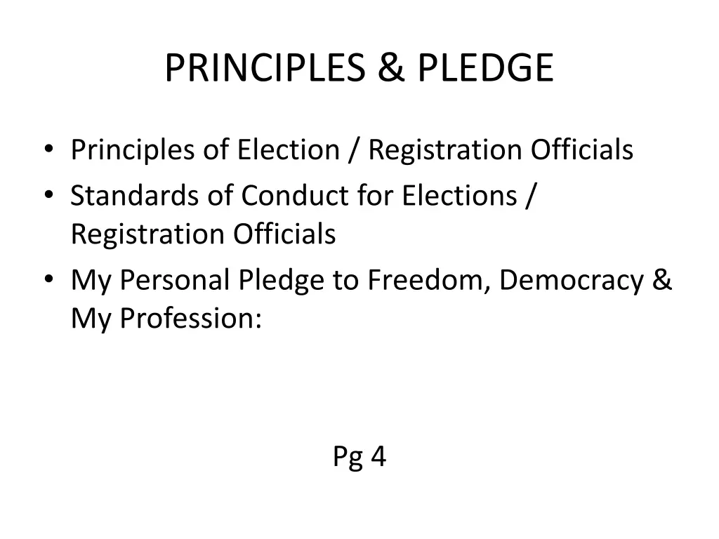 principles pledge