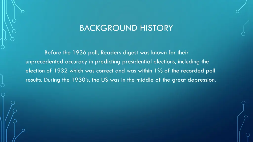 background history