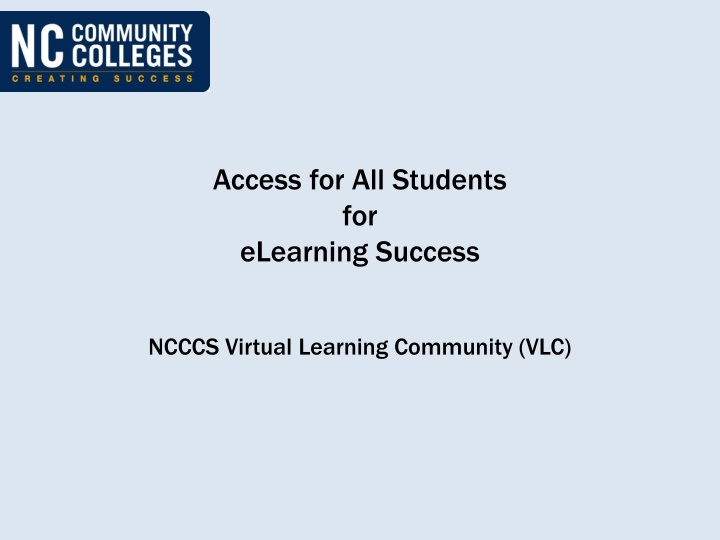 access for all students for elearning success
