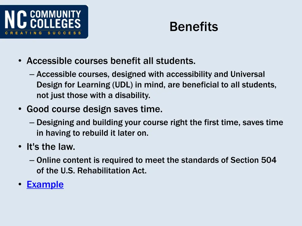 benefits