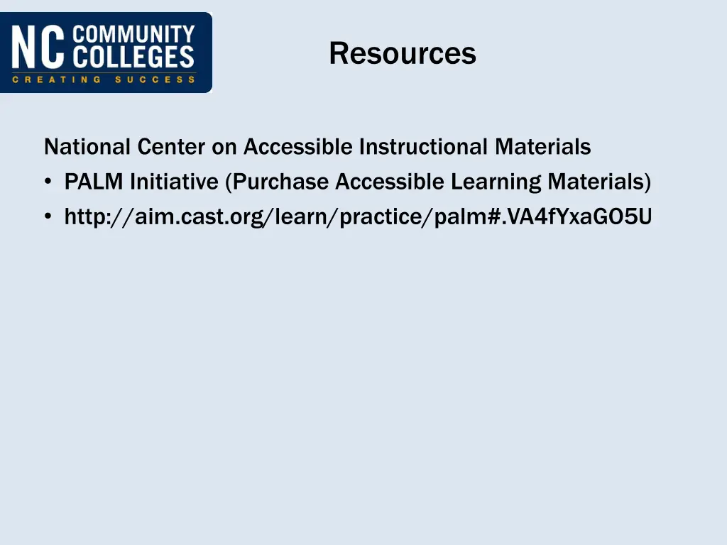 resources