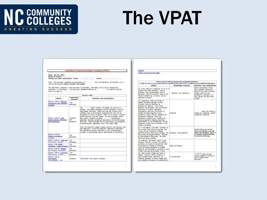 the vpat