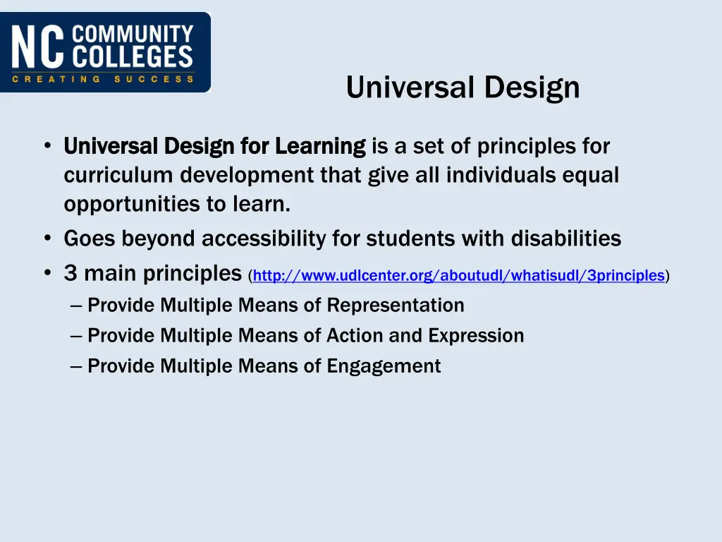 universal design