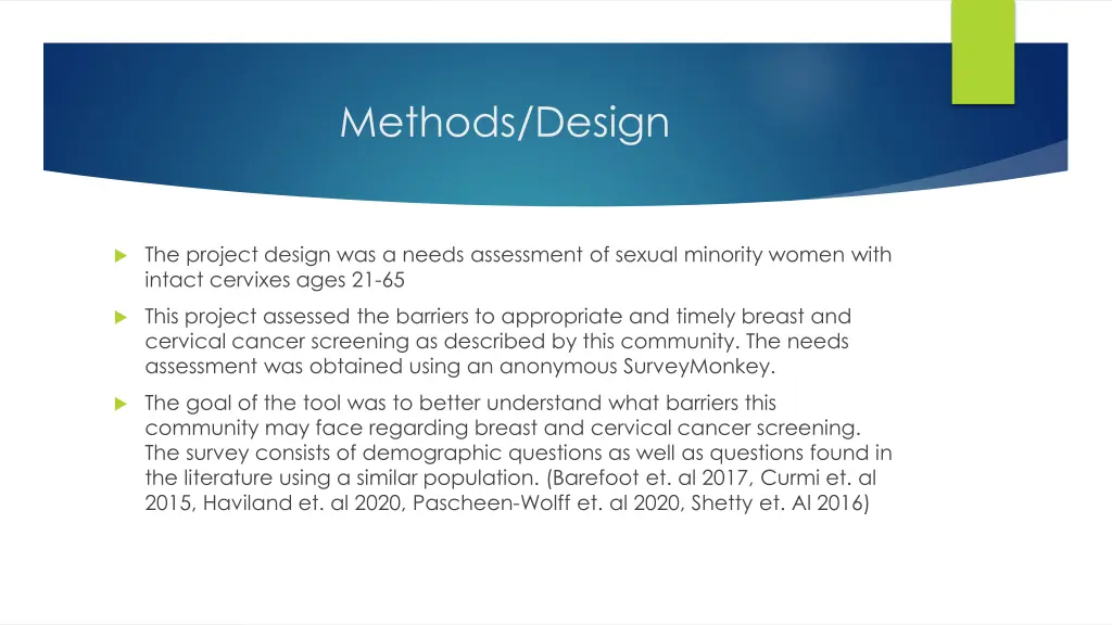 methods design