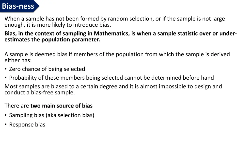 bias ness