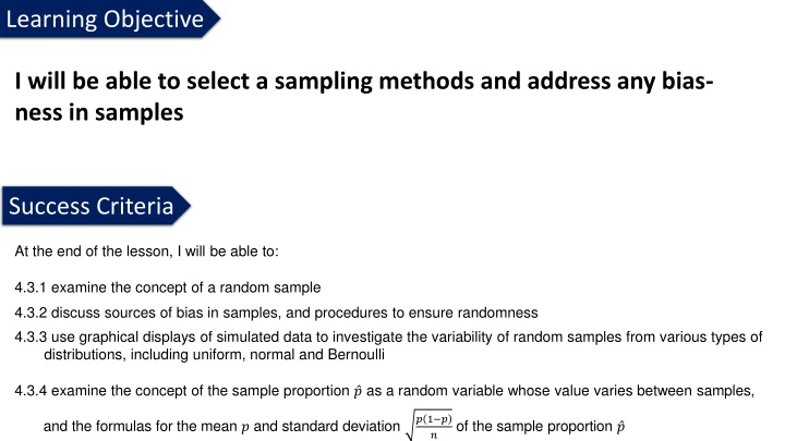 learning objective