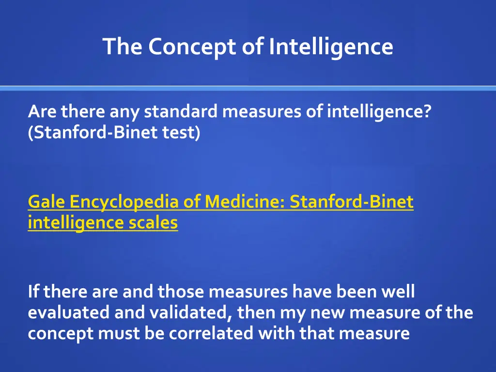 the concept of intelligence 3