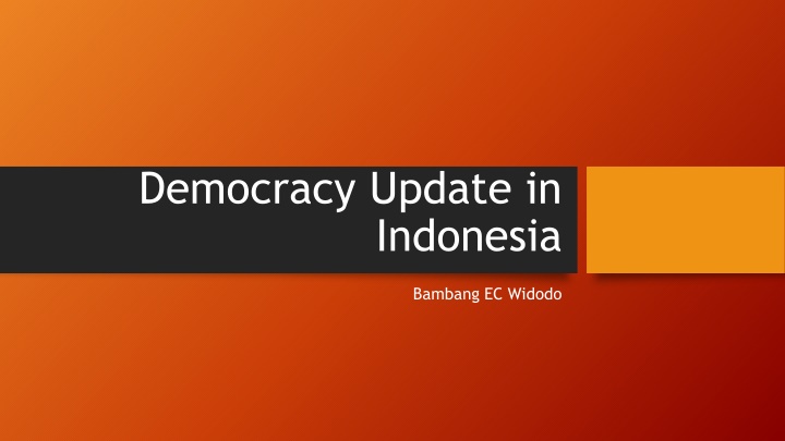 democracy update in
