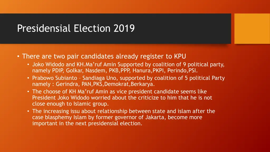 presidensial election 2019