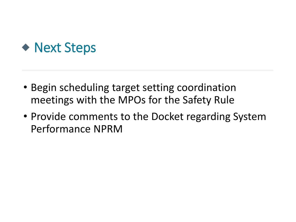 next steps next steps