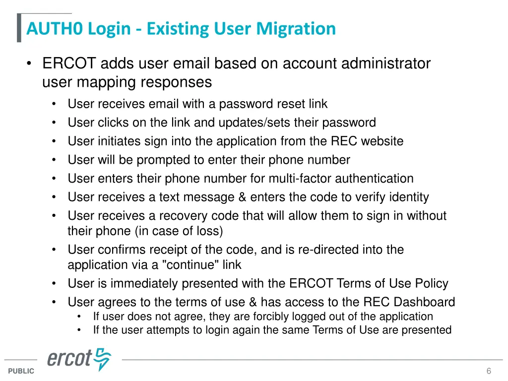 auth0 login existing user migration