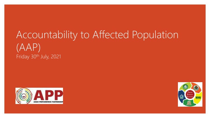 accountability to affected population aap friday