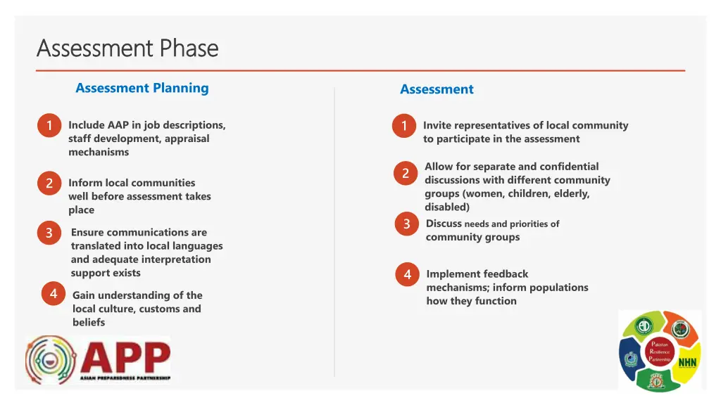 assessment phase assessment phase
