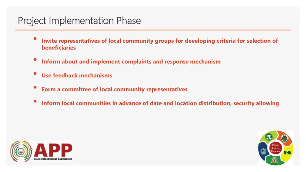 project implementation phase project