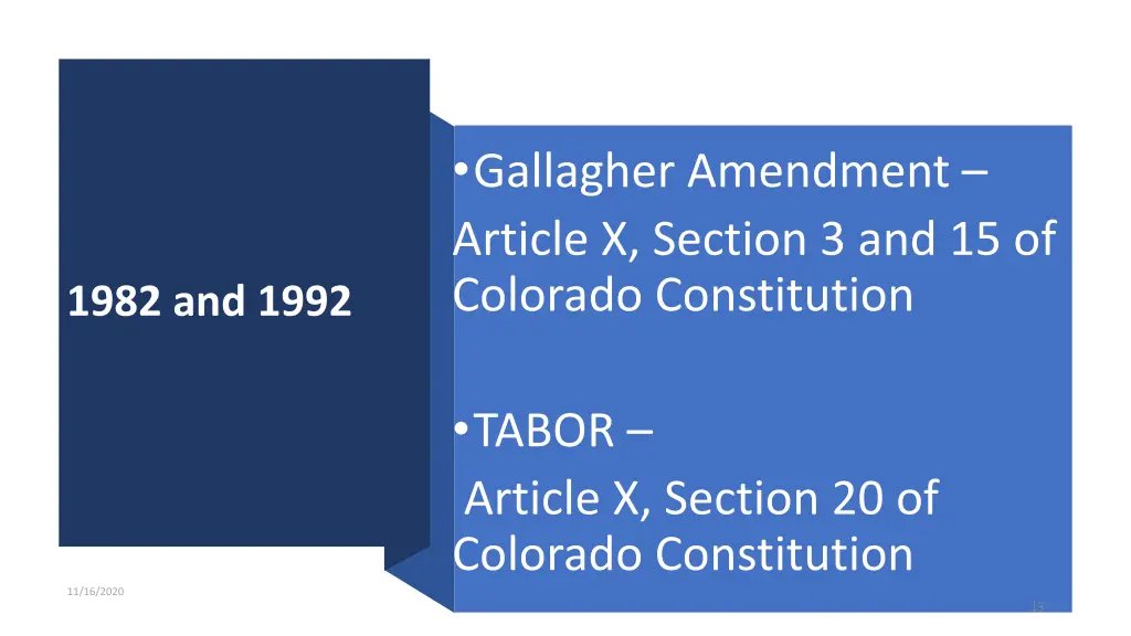 gallagher amendment article x section