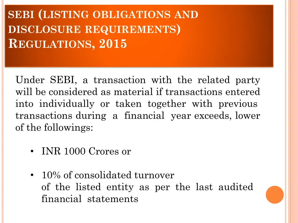 sebi listing obligations and disclosure