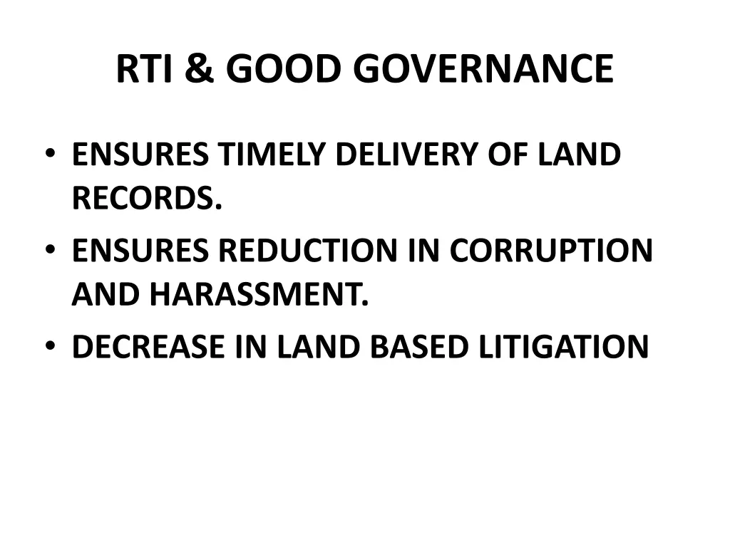 rti good governance 1