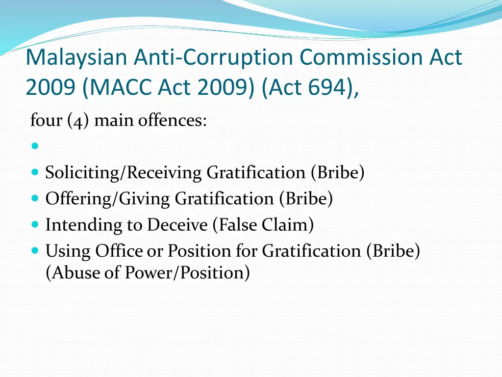 malaysian anti corruption commission act 2009