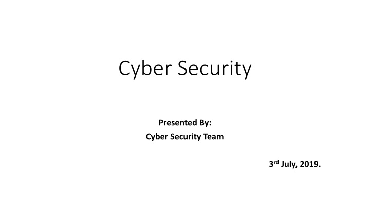 cyber security