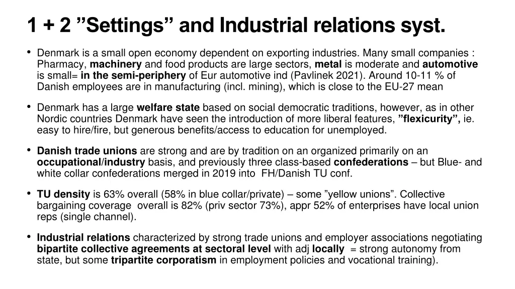 1 2 settings and industrial relations syst
