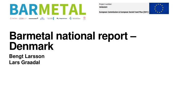 barmetal national report denmark bengt larsson
