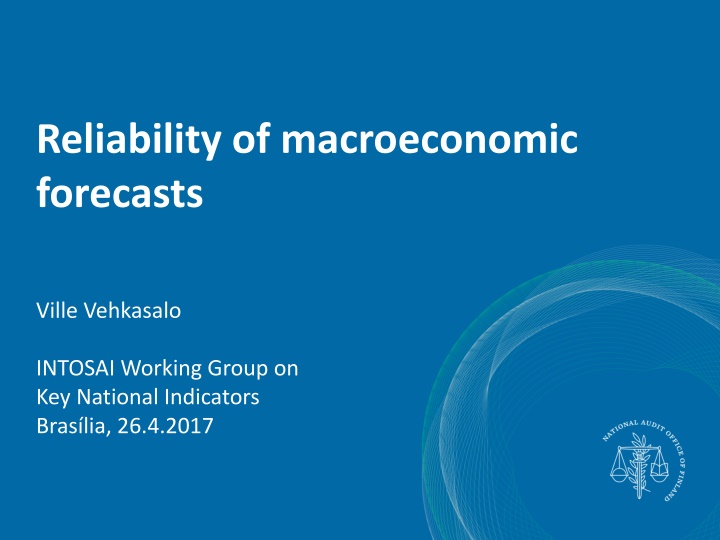 reliability of macroeconomic forecasts