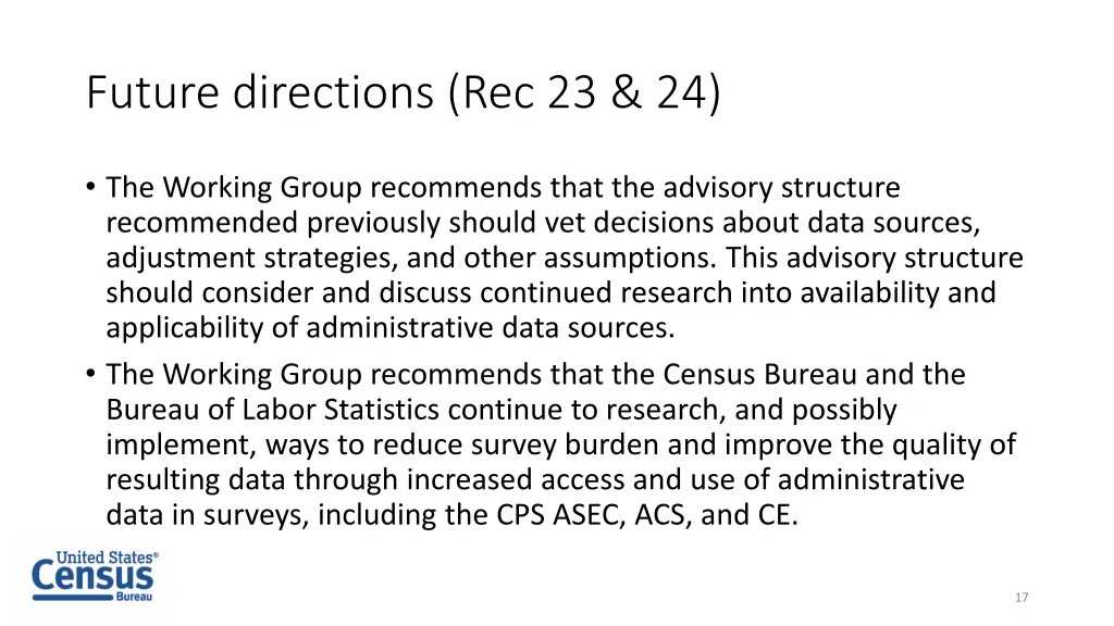 future directions rec 23 24