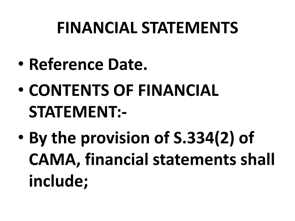 financial statements 11