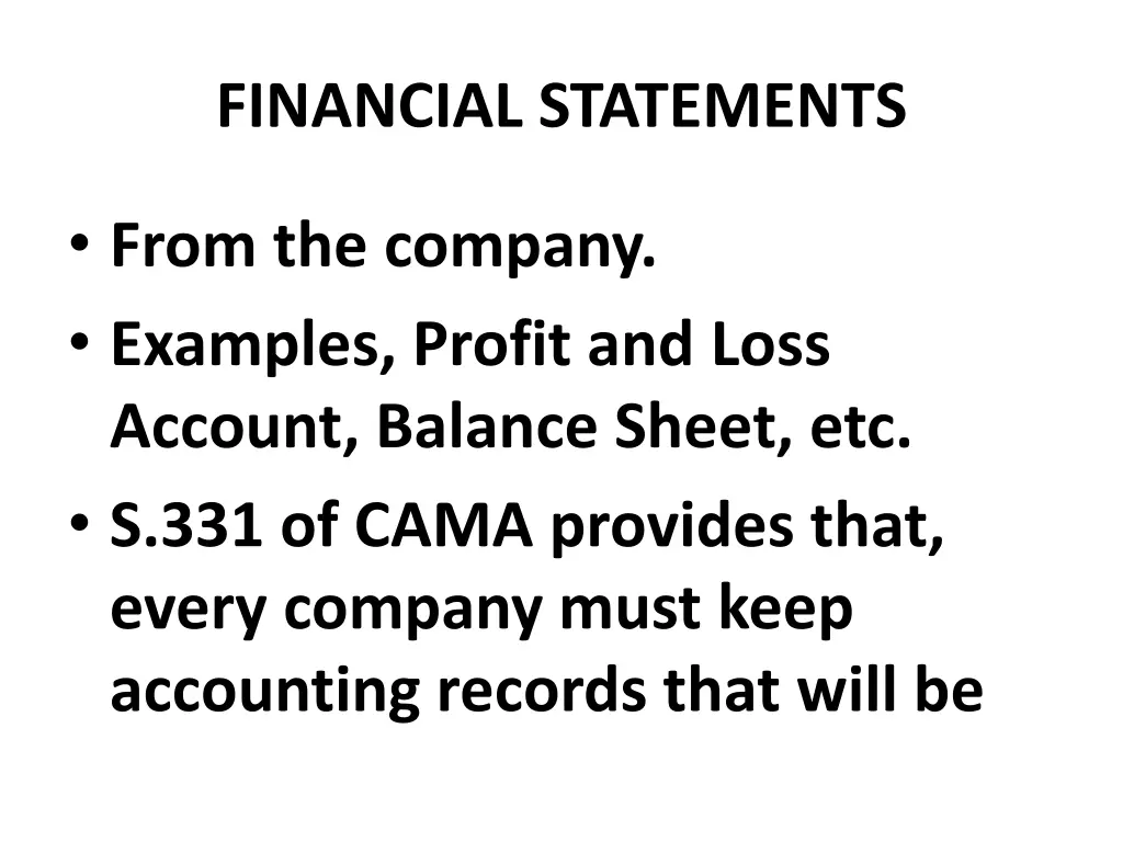 financial statements 2