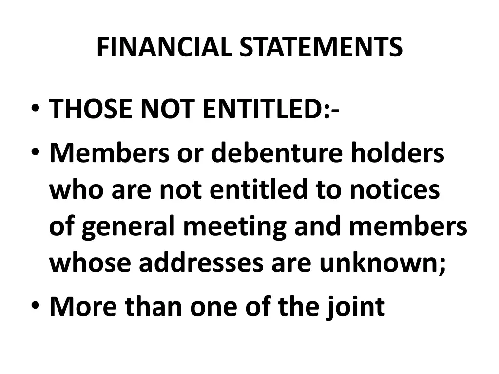 financial statements 22