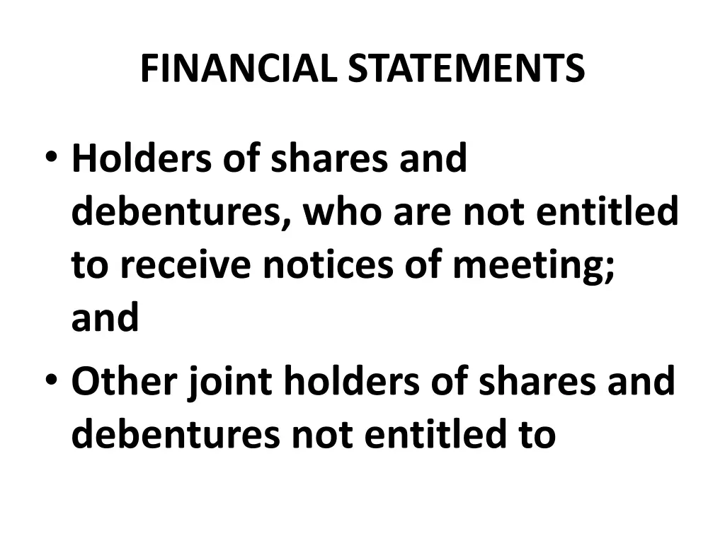 financial statements 23