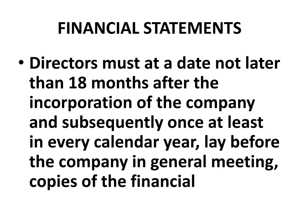 financial statements 26