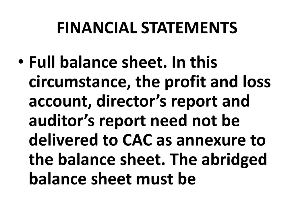 financial statements 30
