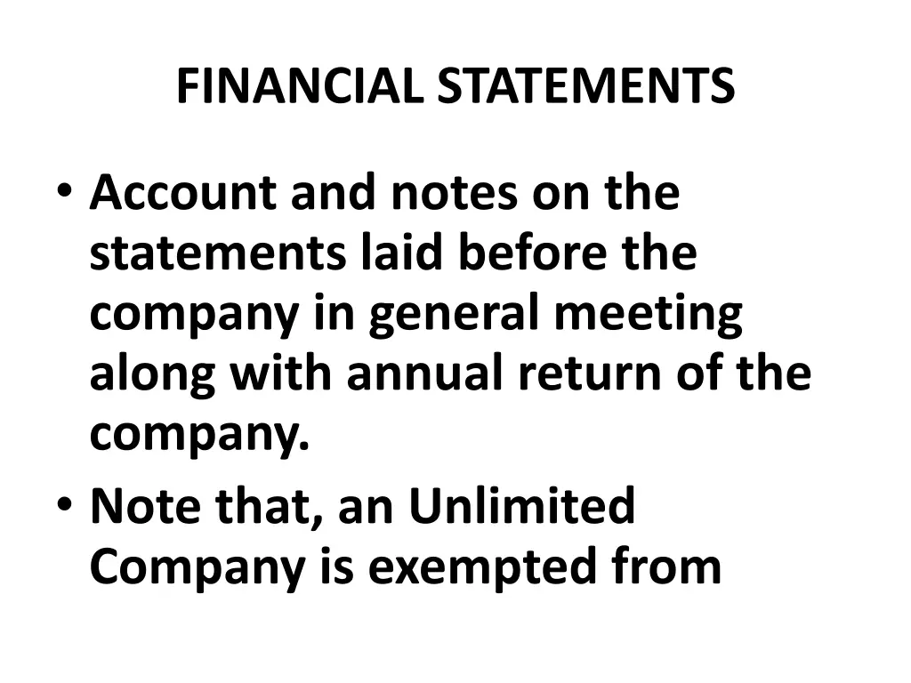 financial statements 36