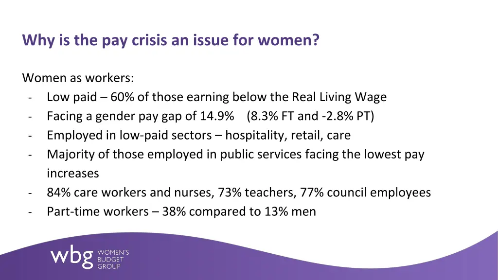 why is the pay crisis an issue for women