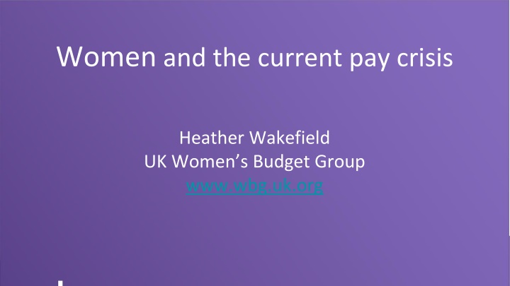 women and the current pay crisis