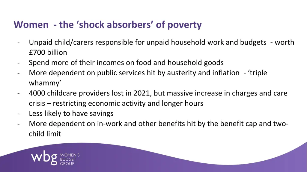 women the shock absorbers of poverty