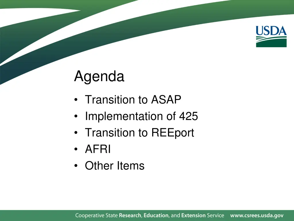 agenda