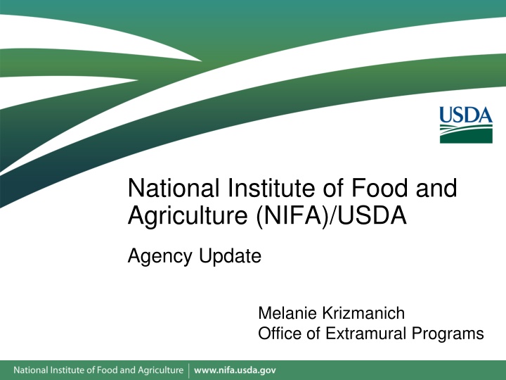 national institute of food and agriculture nifa