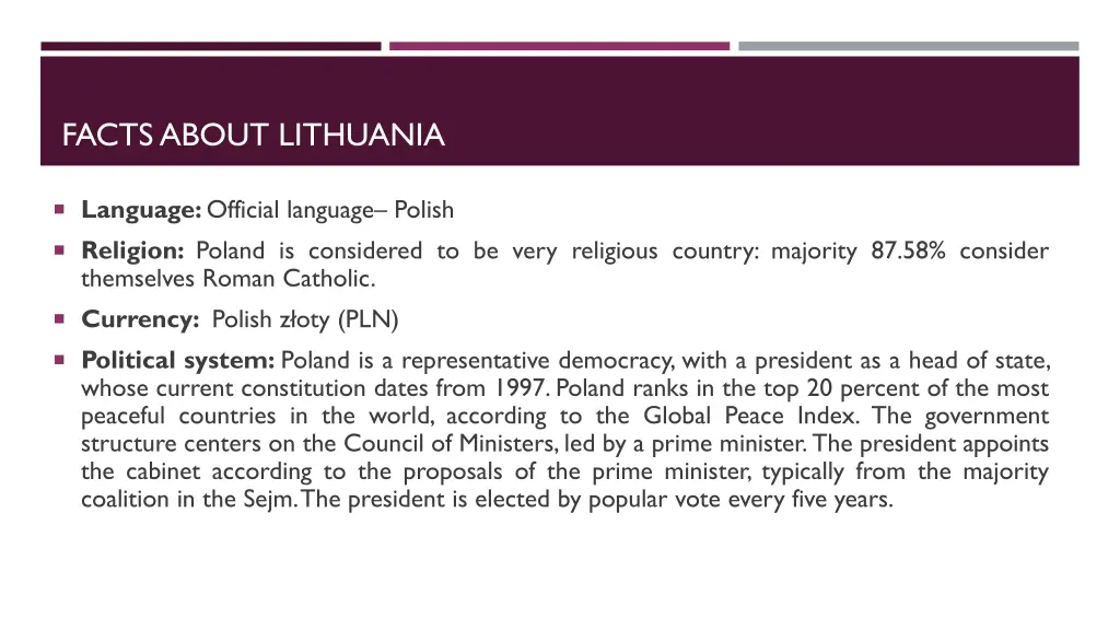 factsabout lithuania