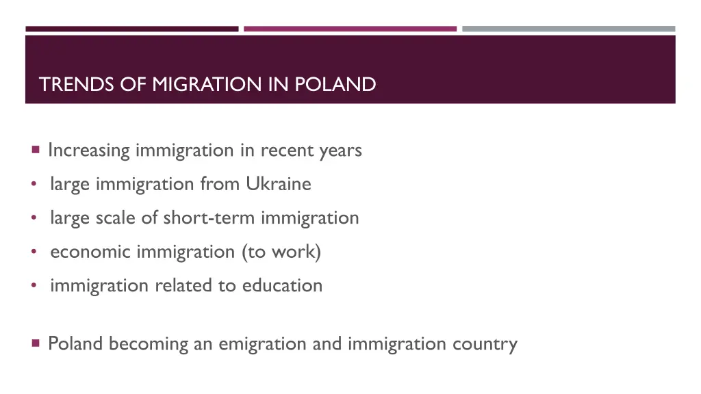 trends of migration in poland