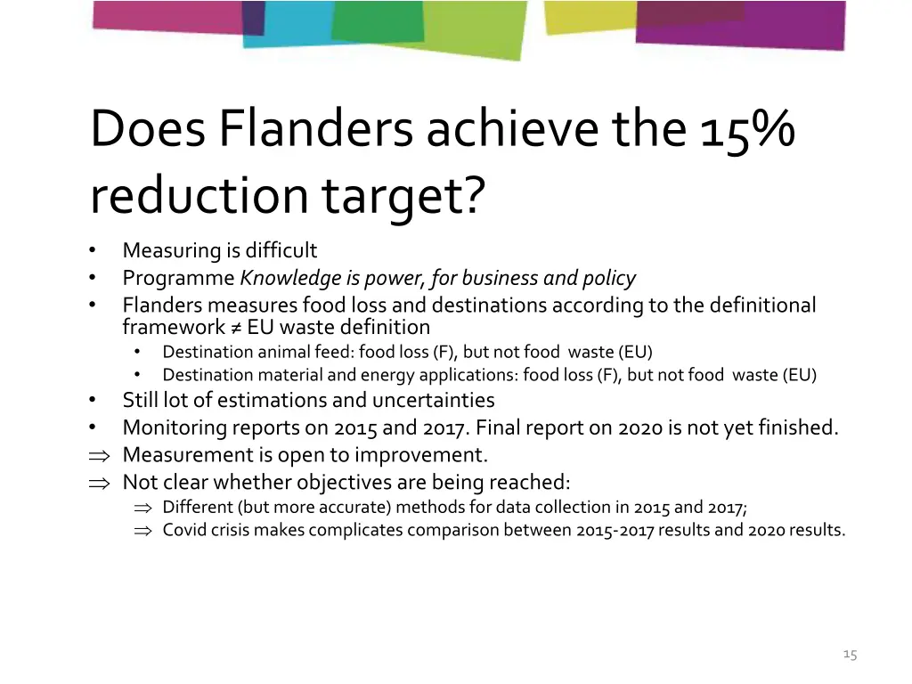 does flandersachievethe15 reductiontarget