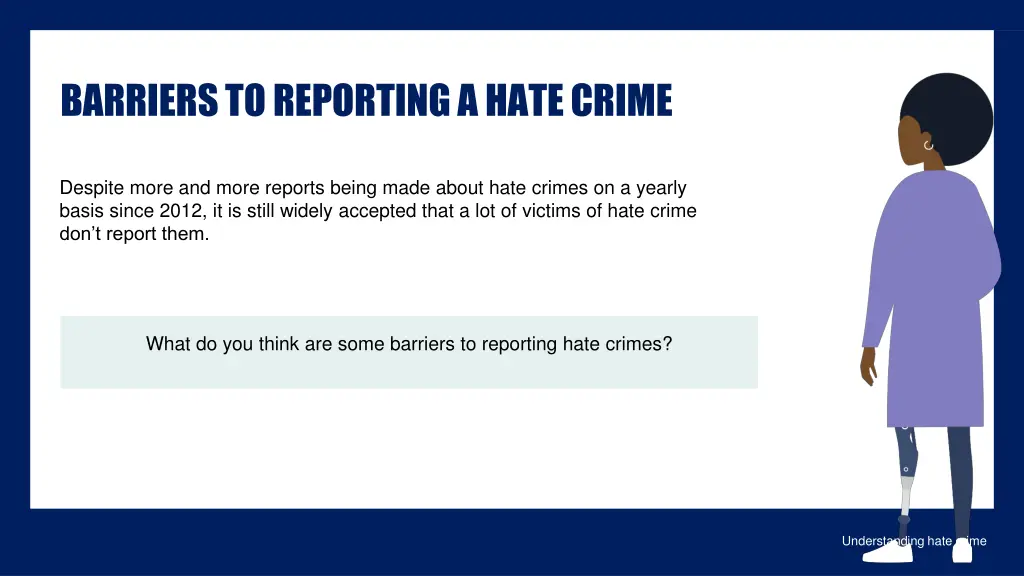 barriers to reporting a hate crime