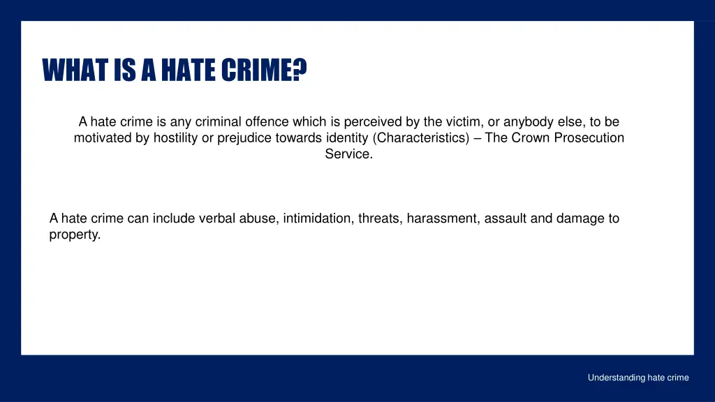 what is a hate crime