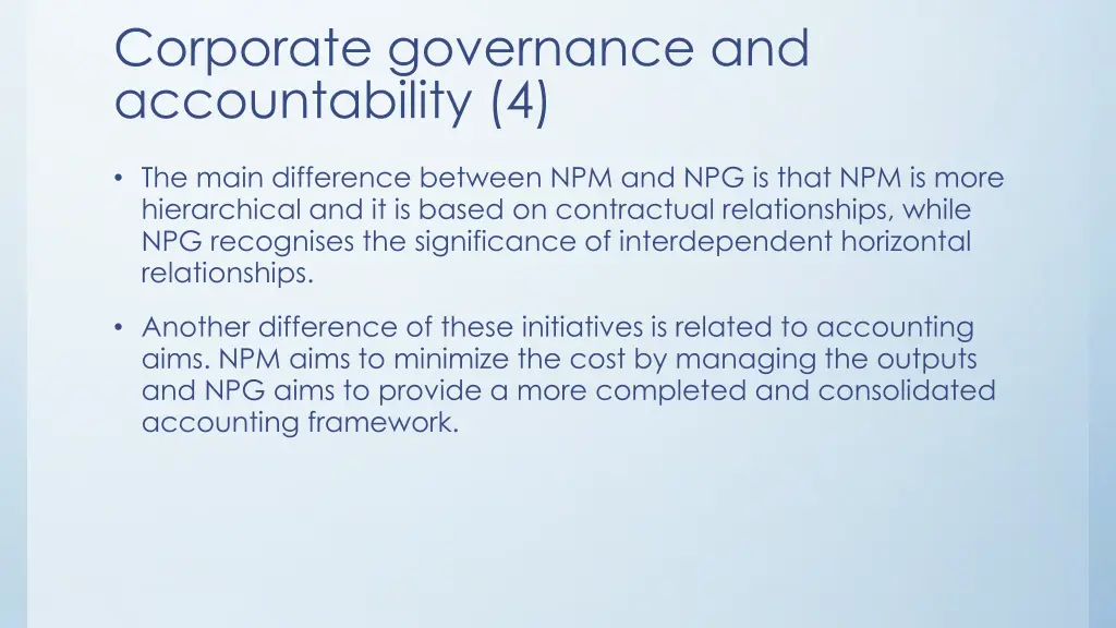 corporate governance and accountability 4