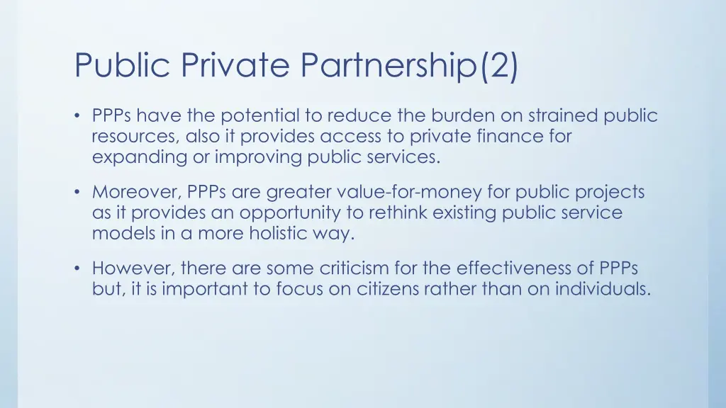 public private partnership 2