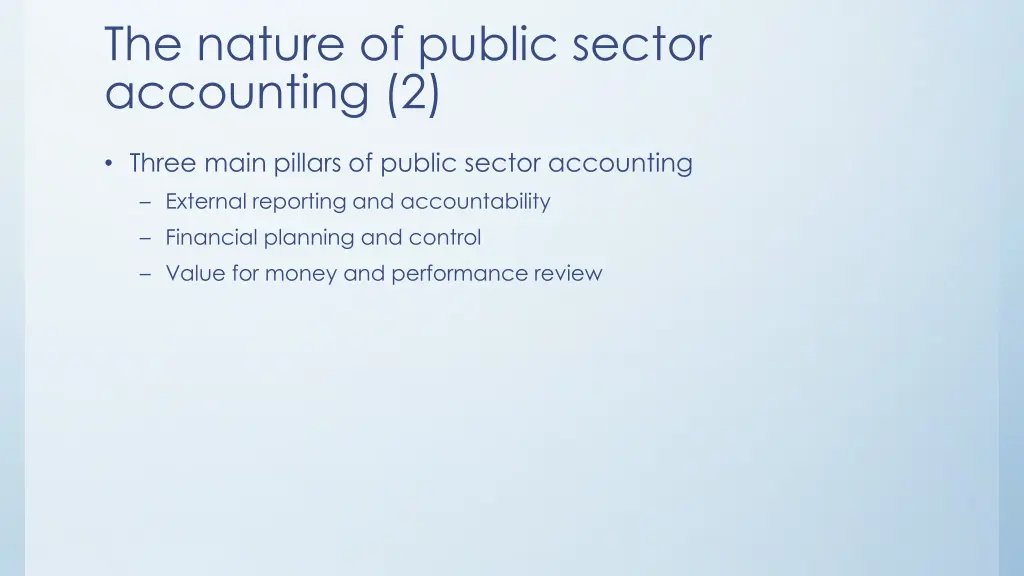 the nature of public sector accounting 2