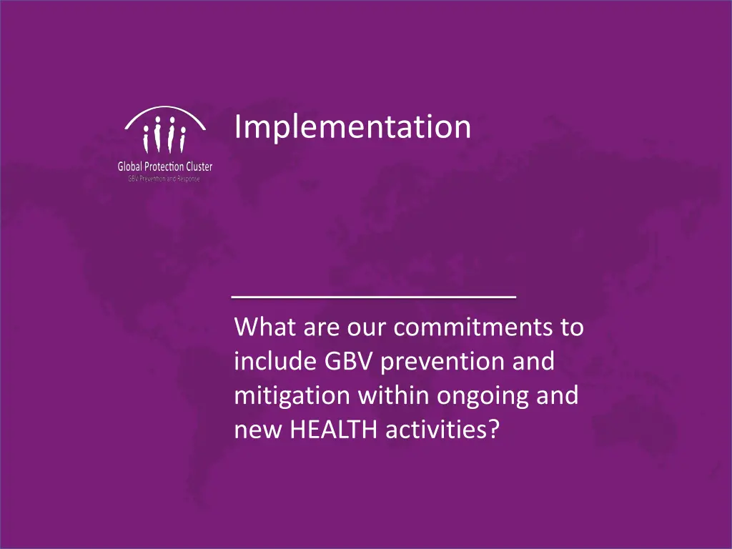 implementation