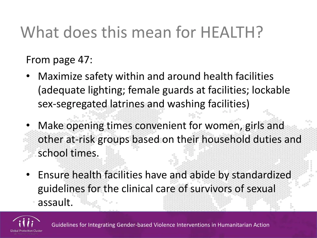 what does this mean for health 5